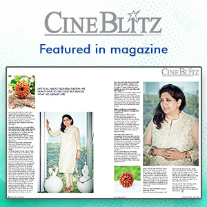 Sakhashree’s interview in Cine blitz published about her holistic journey.