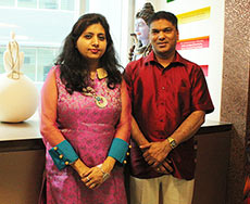 Sakhashree Neeta with Gopinathan Ponmanadiyil