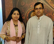 Sakhashree Neeta with Mr Shivshanker Jha